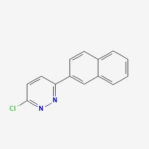 molecular formula C14H9ClN2 B1415284 3-氯-6-(萘-2-基)哒嗪 CAS No. 867130-43-6
