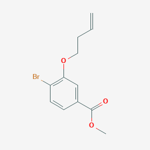 Benzoic acid, 4-bromo-3-(3-buten-1-yloxy)-, methyl ester