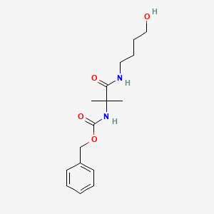 molecular formula C16H24N2O4 B1415297 [1-(4-羟基丁基氨基羰基)-1-甲基乙基]-氨基甲酸苄酯 CAS No. 1359949-48-6