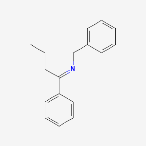 molecular formula C17H19N B14153048 (1E)-N-Benzyl-1-phenylbutan-1-imine CAS No. 88875-56-3