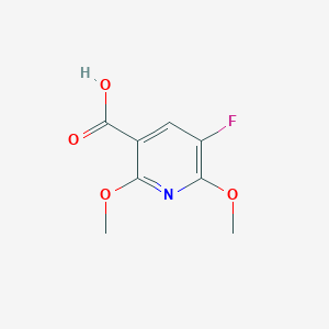 molecular formula C8H8FNO4 B1415314 5-氟-2,6-二甲氧基烟酸 CAS No. 2167849-35-4