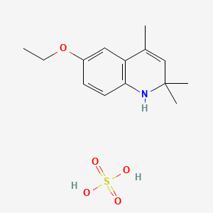 6-ethoxy-2,2,4-trimethyl-1H-quinoline;sulfuric acid