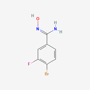4-Bromo-3-fluoro-N-hydroxybenzamidine