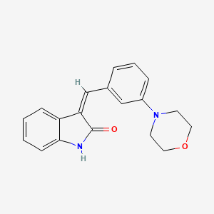 3-(3-Morpholin-4-ylbenzylidene)-1,3-dihydro-2H-indol-2-one
