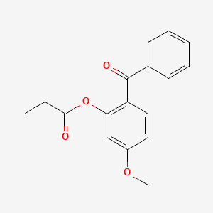 5-Methoxy-2-(phenylcarbonyl)phenyl propanoate