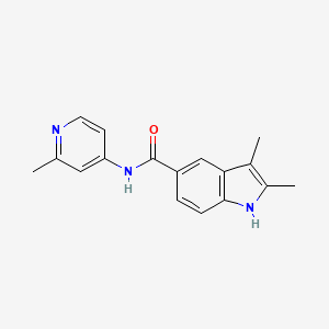 2,3-dimethyl-N-(2-methylpyridin-4-yl)-1H-indole-5-carboxamide