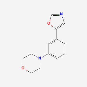 4-[3-(1,3-Oxazol-5-yl)phenyl]morpholine
