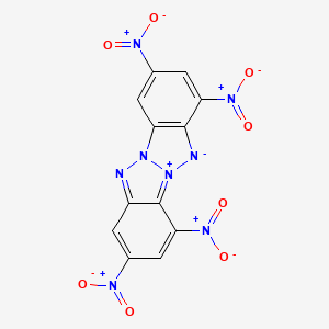 2,4,7,9-tetranitrobenzotriazolo[2,1-a]benzotriazol-5-ium-6-ide