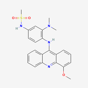 Methanesulfonamide, N-(3-(dimethylamino)-4-((4-methoxy-9-acridinyl)amino)phenyl)-