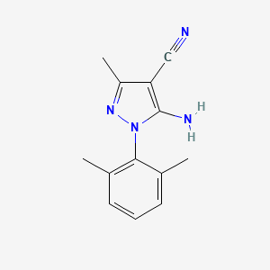 5-Amino-1-(2,6-dimethylphenyl)-3-methyl-1H-pyrazole-4-carbonitrile