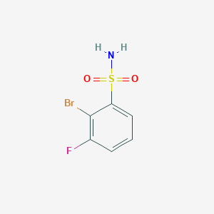molecular formula C6H5BrFNO2S B1415353 2-Bromo-3-fluorobenzenesulfonamide CAS No. 2172127-03-4