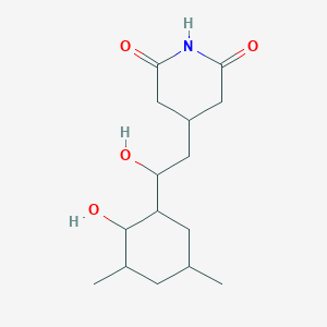 4-[2-Hydroxy-2-(2-hydroxy-3,5-dimethylcyclohexyl)ethyl]piperidine-2,6-dione