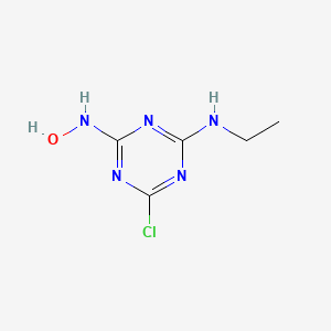 1,3,5-Triazine-2,4-diamine, 6-chloro-n-ethyl-n'-hydroxy-