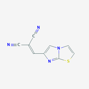 (Imidazo[2,1-b][1,3]thiazol-6-ylmethylene)malononitrile