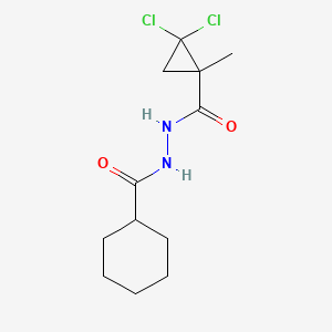 N'-(2,2-dichloro-1-methylcyclopropanecarbonyl)cyclohexanecarbohydrazide