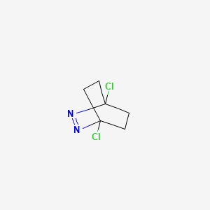 2,3-Diazabicyclo(2.2.2)oct-2-ene, 1,4-dichloro-