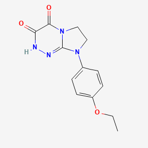 8-(4-Ethoxyphenyl)-2,6,7,8-tetrahydroimidazo[2,1-c][1,2,4]triazine-3,4-dione