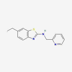 6-ethyl-N-(pyridin-2-ylmethyl)-1,3-benzothiazol-2-amine