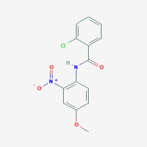 2-chloro-N-(4-methoxy-2-nitrophenyl)benzamide