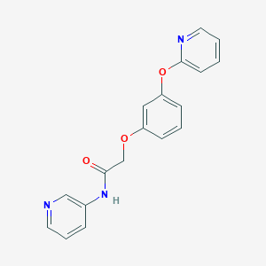 2-[3-(pyridin-2-yloxy)phenoxy]-N-(pyridin-3-yl)acetamide