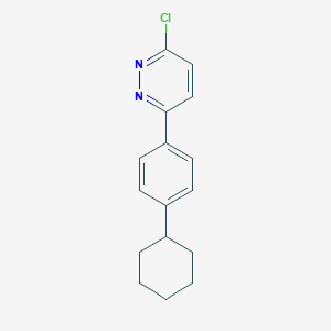 molecular formula C16H17ClN2 B1415375 3-Chloro-6-(4-cyclohexylphenyl)pyridazine CAS No. 1105194-74-8