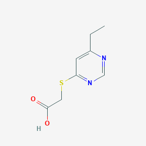 [(6-Ethylpyrimidin-4-yl)thio]acetic acid