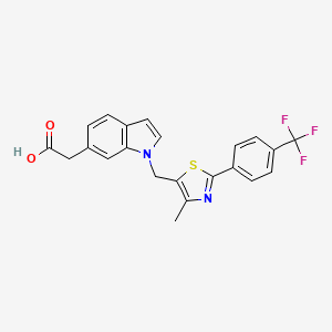 2-[1-[[4-Methyl-2-[4-(trifluoromethyl)phenyl]-5-thiazolyl]methyl]-6-indolyl]acetic acid