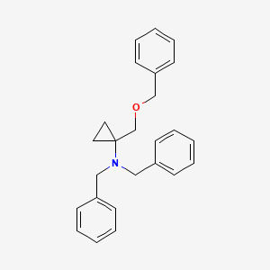 1-(phenylmethoxymethyl)-N,N-bis(phenylmethyl)-1-cyclopropanamine