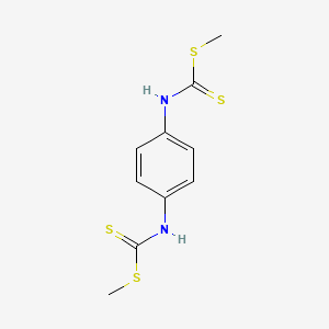 p-Benzenedicarbamic acid, tetrathio-, dimethyl ester