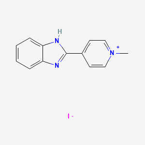 4-(1H-Benzimidazol-2-yl)-1-methylpyridin-1-ium iodide