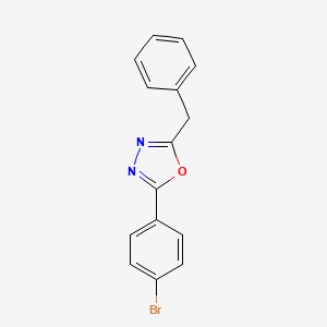 2-Benzyl-5-(4-bromophenyl)-1,3,4-oxadiazole