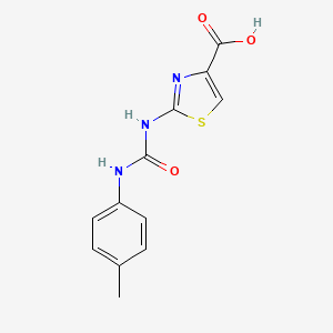 2-({[(4-Methylphenyl)amino]carbonyl}amino)-1,3-thiazole-4-carboxylic acid