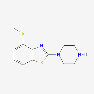 4-(Methylthio)-2-piperazin-1-yl-1,3-benzothiazole