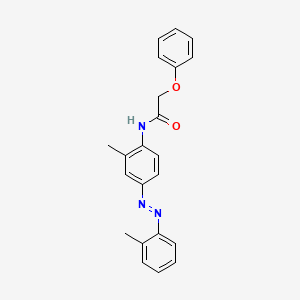 N-{2-methyl-4-[(E)-(2-methylphenyl)diazenyl]phenyl}-2-phenoxyacetamide