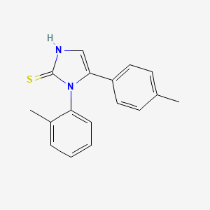 1-(2-methylphenyl)-5-(4-methylphenyl)-1H-imidazole-2-thiol