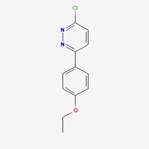 molecular formula C12H11ClN2O B1415418 3-Chloro-6-(4-ethoxyphenyl)pyridazine CAS No. 1105194-82-8