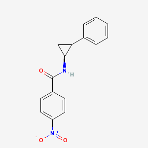 4-nitro-N-[(1S)-2-phenylcyclopropyl]benzamide