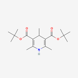 3,5-Bis(1,1-dimethylethyl) 1,4-dihydro-2,4,6-trimethyl-3,5-pyridinedicarboxylate