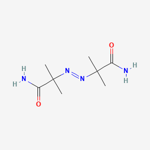 molecular formula C8H16N4O2 B14154302 2,2'-Azobisisobutyramid CAS No. 3682-94-8