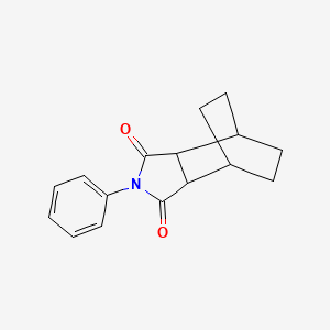 molecular formula C16H17NO2 B14154316 2-phenylhexahydro-1H-4,7-ethanoisoindole-1,3(2H)-dione CAS No. 63116-42-7