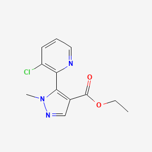 5-(3-Chloropyridin-2-yl)-1-methyl-1H-pyrazole-4-carboxylic acid ethyl ester