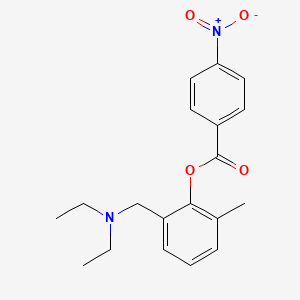 2-[(Diethylamino)methyl]-6-methylphenyl 4-nitrobenzoate