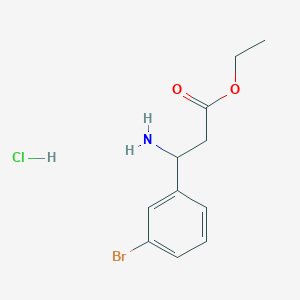 Ethyl 3-amino-3-(3-bromophenyl)propanoate hydrochloride