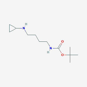molecular formula C12H24N2O2 B1415443 tert-butyl N-[4-(cyclopropylamino)butyl]carbamate CAS No. 1935166-49-6