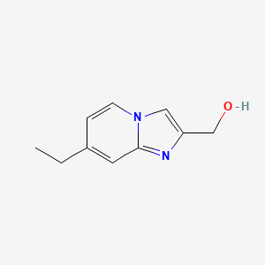 molecular formula C10H12N2O B1415447 (7-Ethylimidazo[1,2-a]pyridin-2-yl)-methanol CAS No. 1648841-48-8