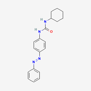 1-cyclohexyl-3-{4-[(E)-phenyldiazenyl]phenyl}urea