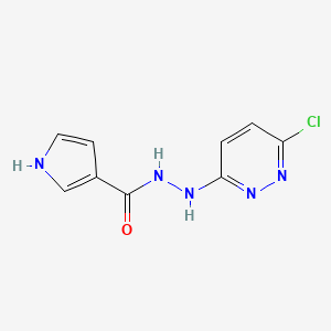 N'-(6-chloro-3-pyridazinyl)-1H-pyrrole-3-carbohydrazide