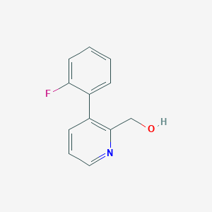 molecular formula C12H10FNO B1415453 3-(2-氟苯基)吡啶-2-甲醇 CAS No. 1227600-90-9