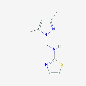 (3,5-Dimethyl-1H-pyrazol-1-ylmethyl)-thiazol-2-yl-amine