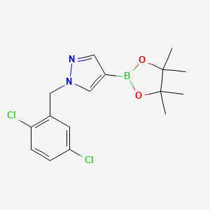 1H-Pyrazole, 1-[(2,5-dichlorophenyl)methyl]-4-(4,4,5,5-tetramethyl-1,3,2-dioxaborolan-2-yl)-